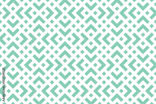 Abstract geometric pattern. A seamless vector background. White and green ornament. Graphic modern pattern. Simple lattice graphic design