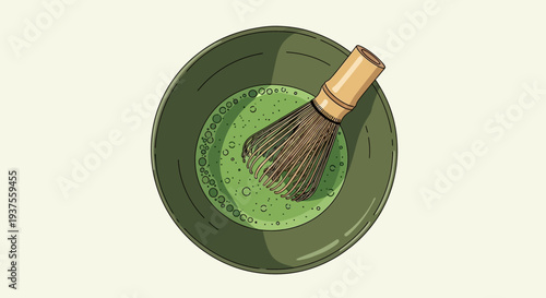 Matcha Tea Preparation