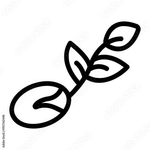 Plant sprout Line Icon