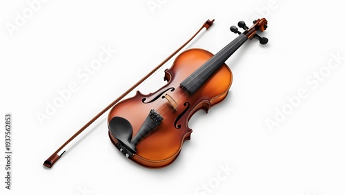 A violin isolated transparent background