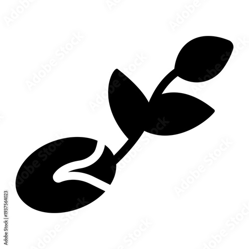 Plant sprout Solid icon