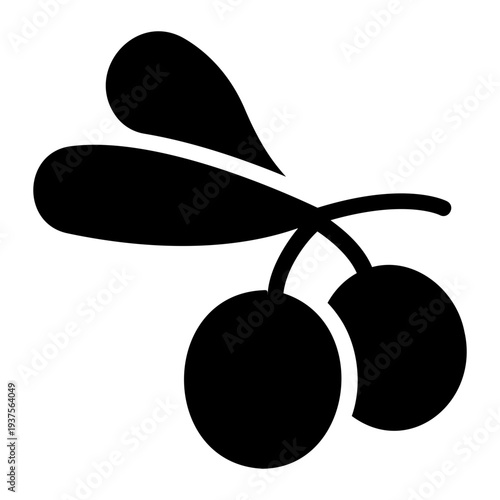 Olive leaf Solid icon