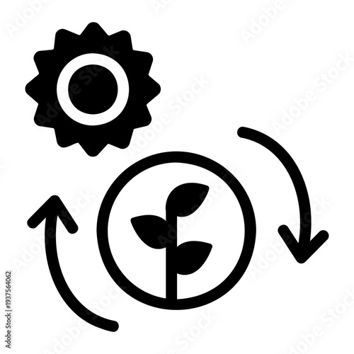 Photosynthesis Solid icon