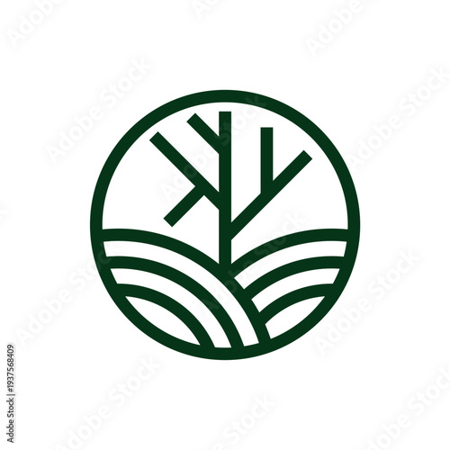 The farm icon vector template illustration