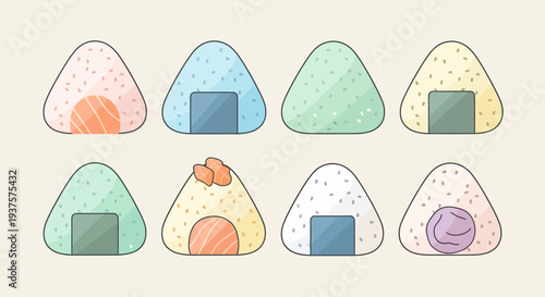 Japanese Rice Balls Assortment
