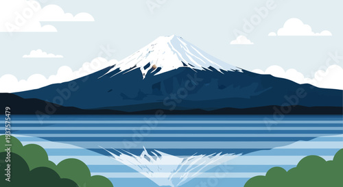 Mount Fuji Reflection Lake