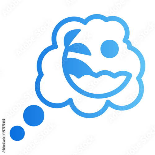 Vacation Line Gradient Icon