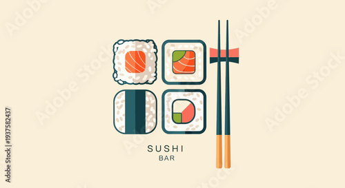 Sushi Bar Menu Design