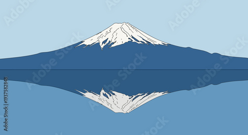 Mount Fuji Reflection