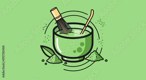 Matcha Tea Preparation