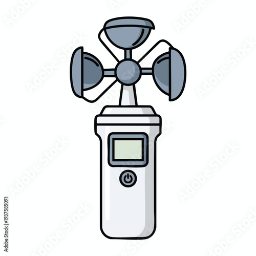 Digital Weather Station with Anemometer