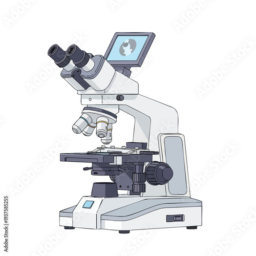 Microscope for Scientific Research and Laboratory Use