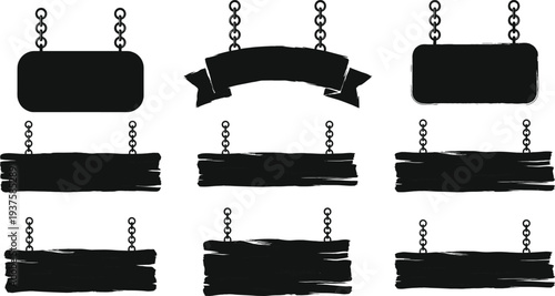 Collection of thirty giraffe silhouette pairs arranged in grid pattern, featuring standing and bending poses, wildlife animal vector illustration design for nature, Africa, and educational art.