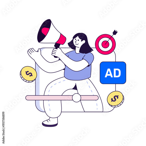 Premium download icon of paid advertisement 