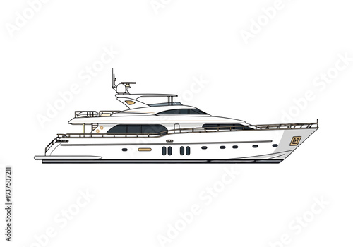 Luxury Motor Yacht Vessel Transportation Nautical Travel Leisure Recreation Ocean Sea Watercraft Marine Expedition
