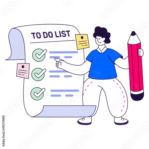 Premium download illustration of todo list 