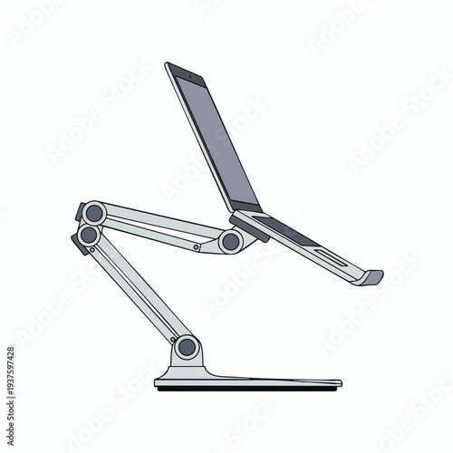 Modern Adjustable Laptop Stand for Ergonomic Workspace Setup