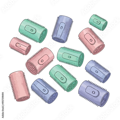 Colorful Rolled Adhesive Bandages for First Aid and Wound Care