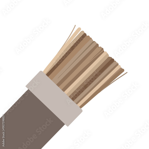Close up of a Hand Holding a Bundle of Brown Paper Documents or Files