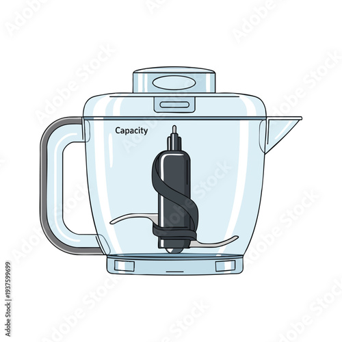 High Quality Food Processor with Multiple Attachments for Efficient Kitchen Cooking