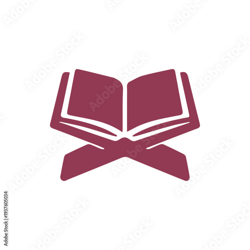 An Open Holy Quran On A Rehal A Sacred Symbol Of Islamic Guidance