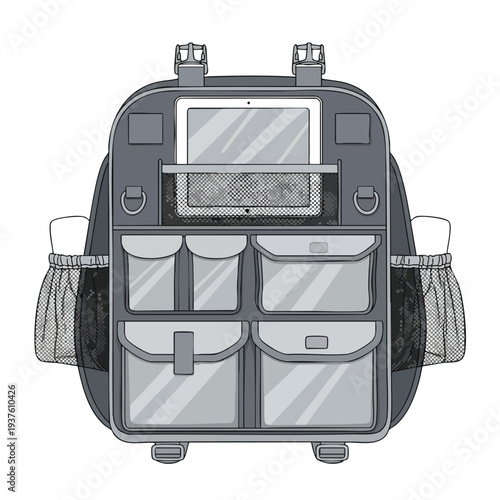 Travel Backpack with Multiple Compartments for Adventure and Daily Use