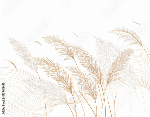 Pampas Grass Feather Plume