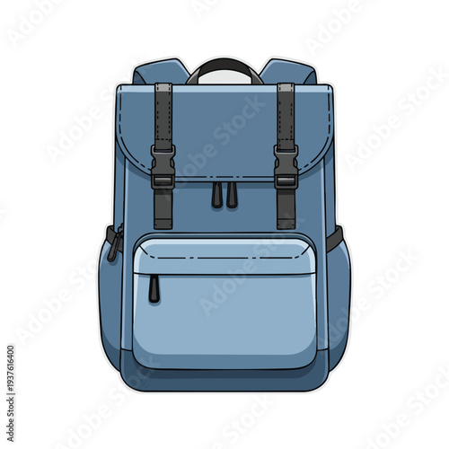 Stylish Blue Backpack for Travel and Daily Use