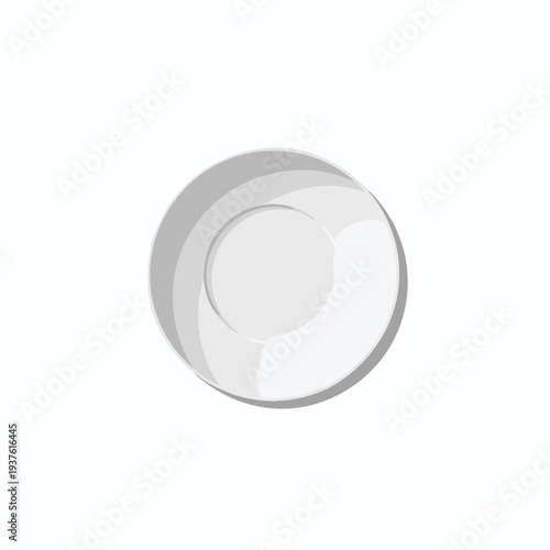 Minimalist Abstract White and Gray Geometric Design for Modern Art or Decor