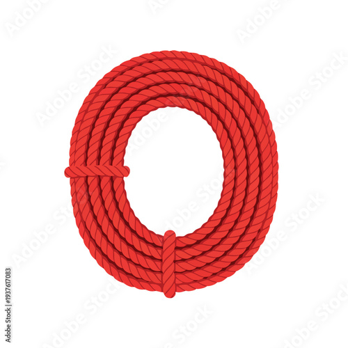 Red Life Preserver Ring for Safety and Emergency Use