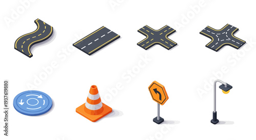 Foto Fire extinguisher icon set vector illustration