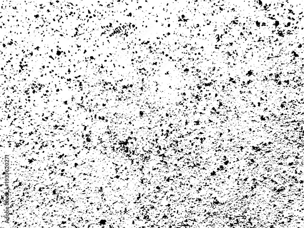 Obraz premium Grunge background black and white. Texture of chips, cracks, scratches, scuffs, dust, dirt .Vector pattern of cracks, chips, scuffs. Abstract vintage surface isolated on white background.EPS10.