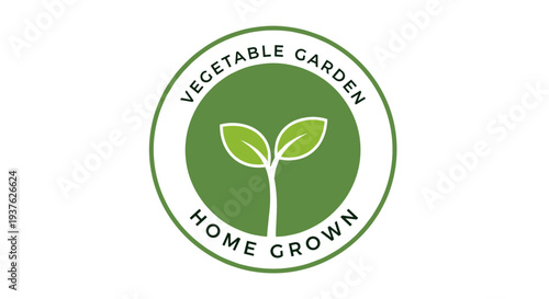 Green Seedling Logo Design Element 1.