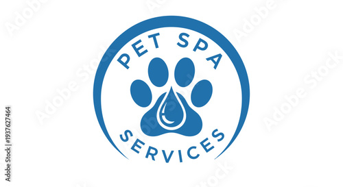 Pet Spa Services Logo Design.