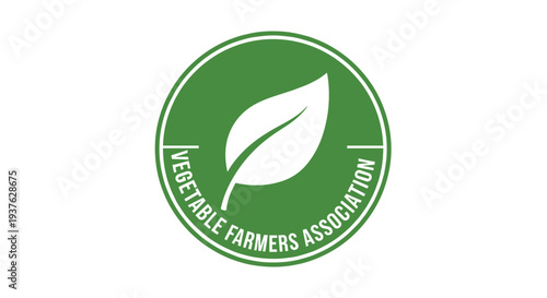 Vegetable Farmers Association Green Logo Design.