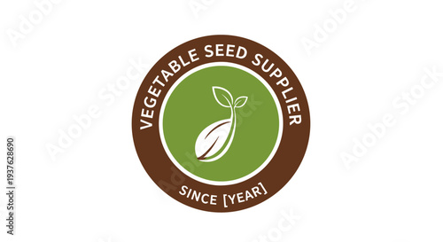 Vegetable Seed Supplier Logo Design.