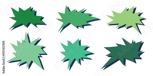 Set of hand drawn speech bubble Blank empty message box Textbox frame for banners, price tags, stickers, design