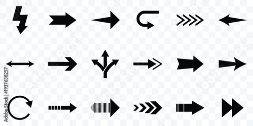 Arrow icon set.  Set for web design. Direction pointers vector icons. Big collection. eps 10