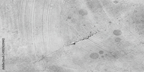 A vintage grunge background featuring a distressed old paper texture layered over a rough grey concrete and plaster wall surface with a dirty vintage aesthetic