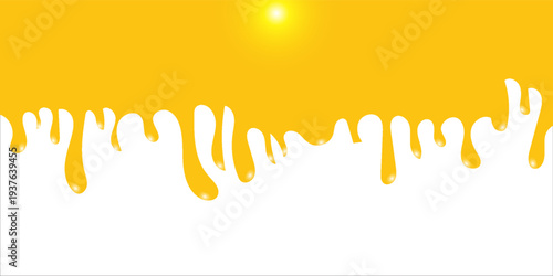 Abstract yellow mustard Rounded Lines Halftone Transition. Vector Background Illustration