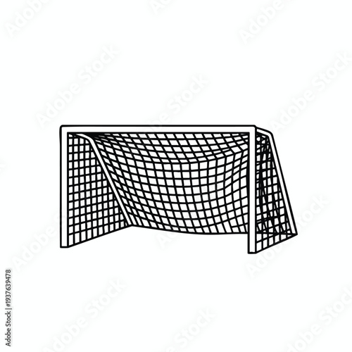 Modern Sports Soccer Goal Post for Outdoor Recreation and Training