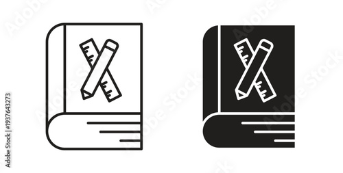 Brand guidelines icon in line design. Editable stroke icon.