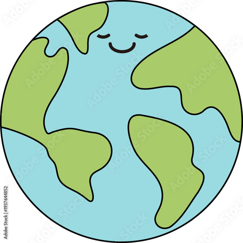 지구 아이콘 캐릭터