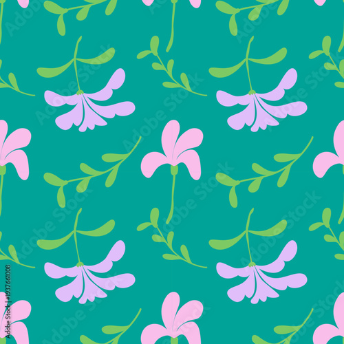 seamless floral pattern, flowers