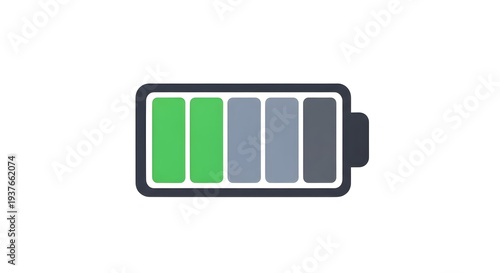 Digital Battery Power Level Indicator