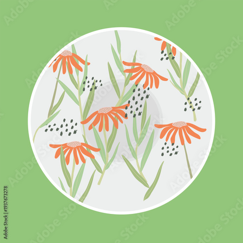 One time floral plate vector design isolated on background.Disposable plates, Single-use plates,Disposable plastic,paper tableware
Throwaway plates,Party plates,Biodegradable vector