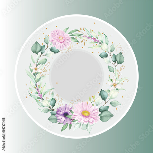 One time floral plate vector design isolated on background.Disposable plates, Single-use plates,Disposable plastic,paper tableware
Throwaway plates,Party plates,Biodegradable vector