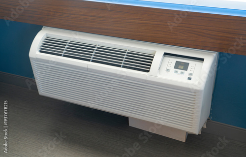 close up on air conditioner indoor