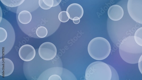 Abstract blue purple bokeh lights background. Soft circular light effects.
