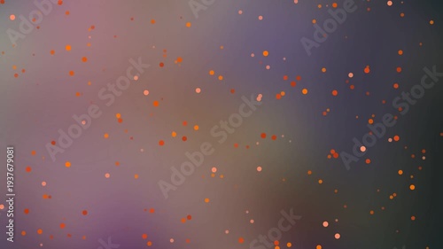 Abstract colorful particles floating on a soft gradient background